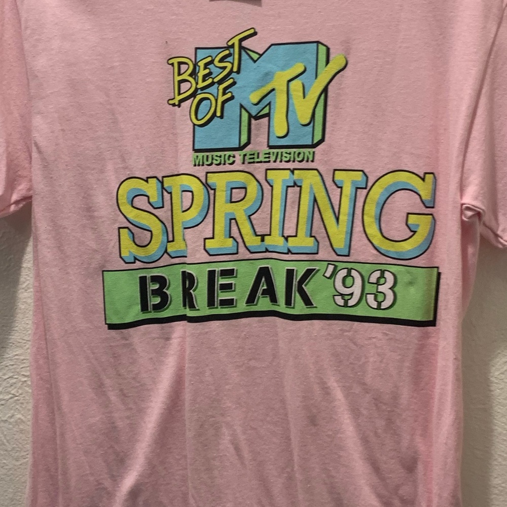 Pink MTV Graphic Tee